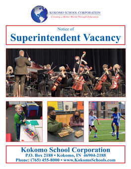 Superintendent Vacancy