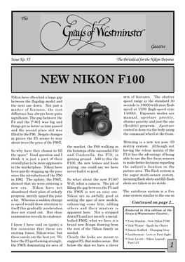 New Nikon F100