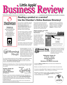 Needing a Product Or a Service? Use the Chamber’S Online Business Directory!