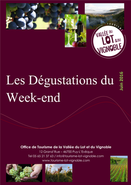 Les Dégustations Du Week-End