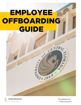 Leaving UCF Guide