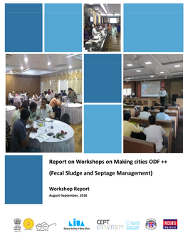 Report on Workshops on Making Cities ODF ++ (Fecal Sludge And