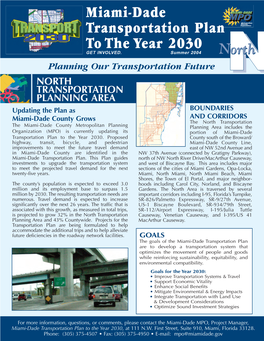 2030 Transportation Plan Brochure