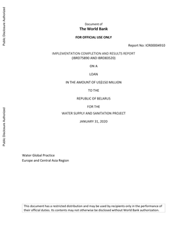 World Bank Document