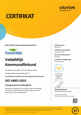 Certifikat 2018 ISO 14001 (Pdf)