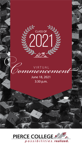 2021 Graduation Program