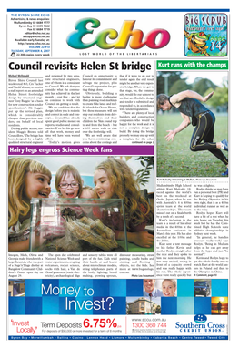 Council Revisits Helen St Bridge