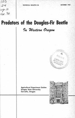Predators of the Douglas-Fir Beetle Lot 2Vej.Tew Azegok