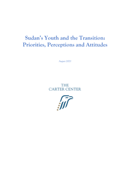 Sudan's Youth and the Transition