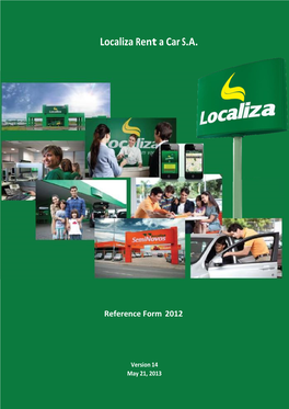 LOCALIZA RENT a CAR SA Version: 14