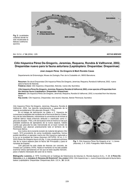 Cilix Hispanica Pérez De-Gregorio, Jeremías, Requena, Rondós & Vallhonrat, 2002, Drepanidae Nuevo Para La Fauna Asturiana