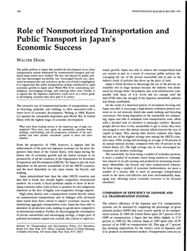 Transportation Research Record No. 1441, Nonmotorized Transportation