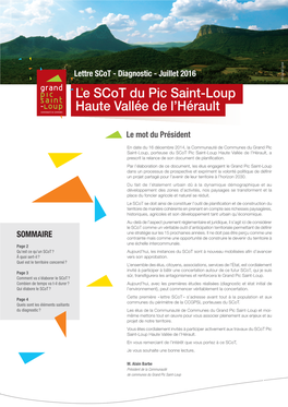 Le Scot Du Pic Saint-Loup Haute Vallée De L'hérault