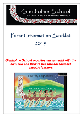 Parent Information Booklet 2019