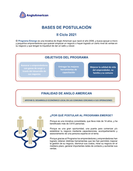 Bases De Postulación