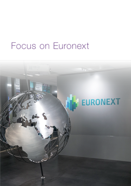 Focus on Euronext Analysis of European Biotech Companies on the Stock Markets: Us Vs Europe Focus on Euronext