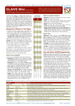 Designing a Weapon in Two Steps Use with Other GURPS Supplements