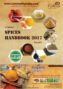 Spices Handbook 2017.Pdf