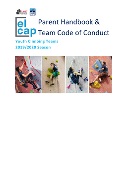 Parent Handbook & Team Code of Conduct