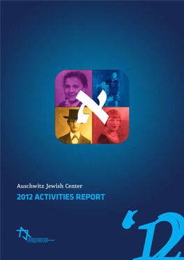 2012 ACTIVITIES REPORT Dear Friends