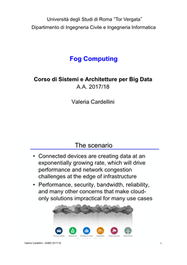 Fog Computing the Scenario