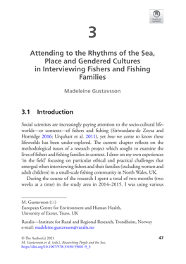 Attending to the Rhythms of the Sea, Place and Gendered Cultures in Interviewing Fishers and Fishing Families