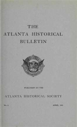 The Atlanta Historical Bulletin