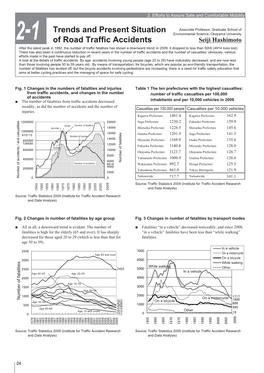 Trends and Present Situation of Road Traffic Accidents