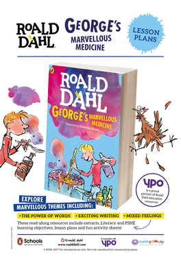 YPO Lesson Plans: George's Marvellous Medicine