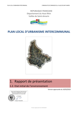 Plan Local D'urbanisme Intercommunal