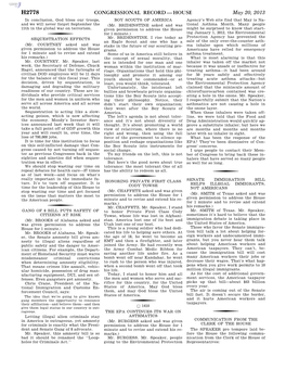 Congressional Record—House H2778