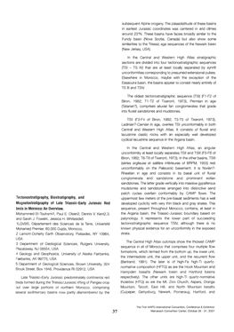 Tectonostratigraphy, Biostratigraphy