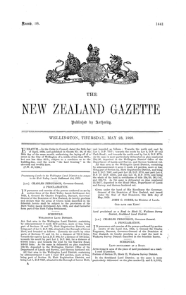 New Zealand Gazette