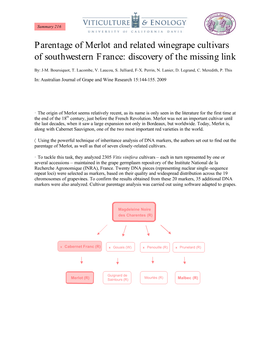 216 Parentage of Merlot.Pdf