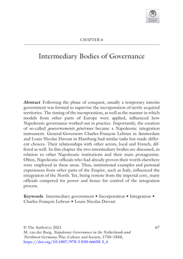 Intermediary Bodies of Governance