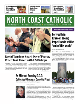 NORTH COAST CATHOLIC • August 2016