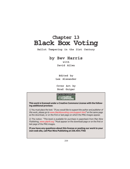 Black Box Voting Ballot Tampering in the 21St Century