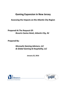 Gaming Expansion in New Jersey
