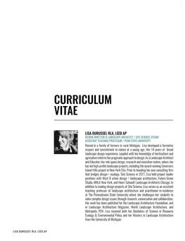 Curriculum Vitae