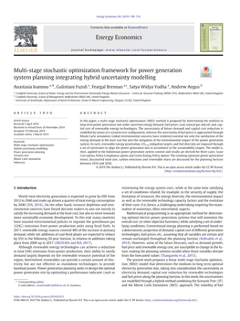 Multi-Stage Stochastic Optimization Framework for Power Generation System Planning Integrating Hybrid Uncertainty Modelling