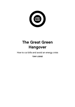 The Great Green Hangover