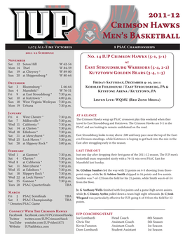 Crimson Hawks Men's Basketball