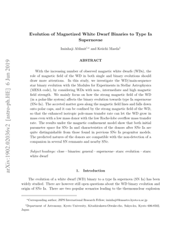 Evolution of Magnetized White Dwarf Binaries to Type Ia Supernovae