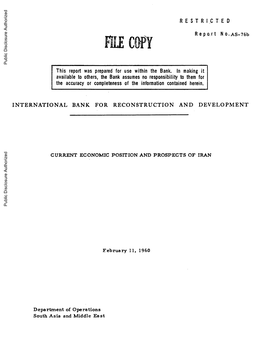 World Bank Document