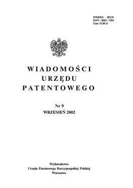 Wiadomości Urzędu Patentowego