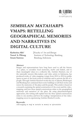 Sembilan Matahari's Vmaps: Retelling Geographical