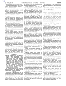 Congressional Record—Senate S2579