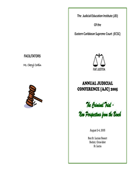 Annual Judicial Conference [Ajc] 2005