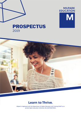 Prospectus 2019