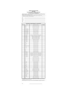 Formato Opción De Sede Secretario Municipal